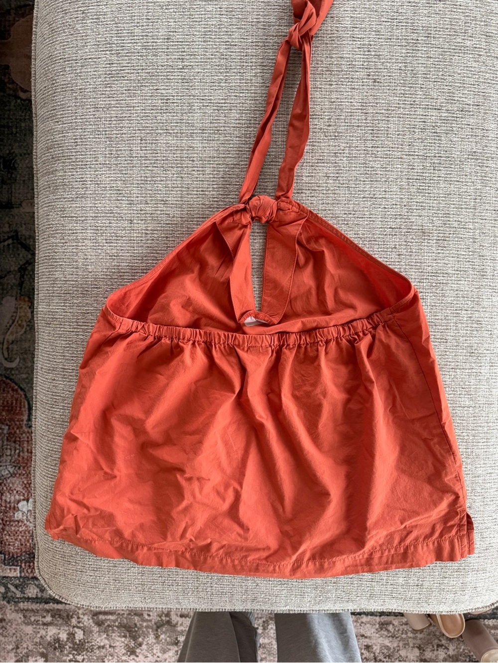 Universal Thread Rust Orange Halter Top | Size Small - Picture 2 of 3